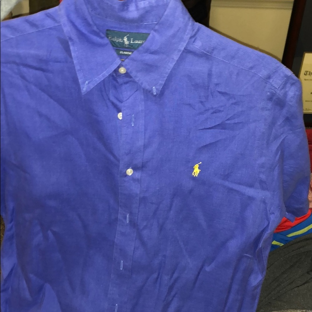 Ralph Lauren Classic Fit Linen short sleeve polo